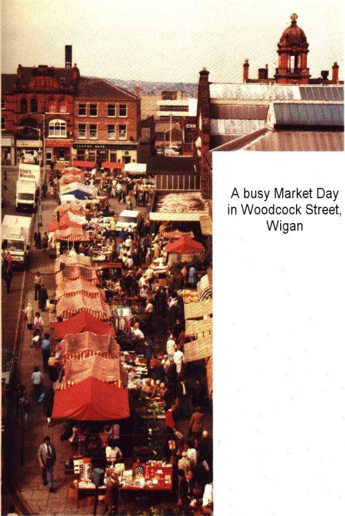 Busy Market Day in Woodcock Street.