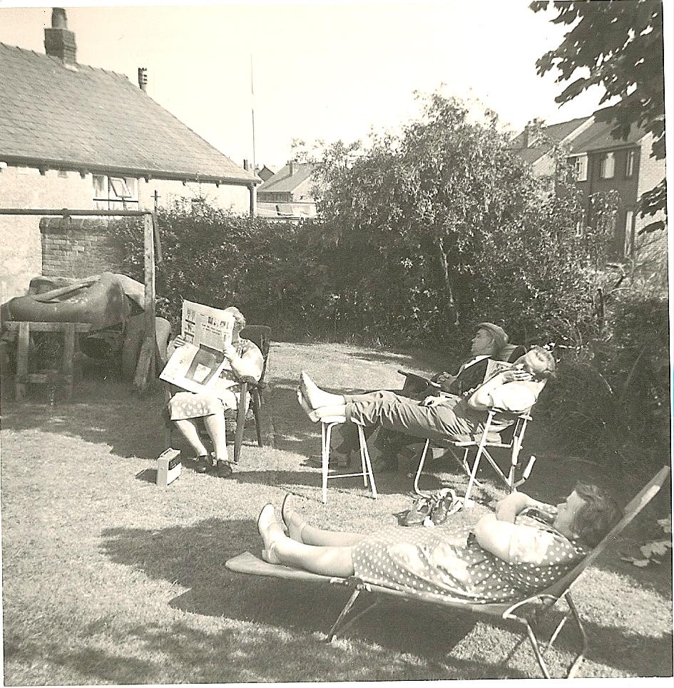The heat wave of 1963 in Standish.(28th July)