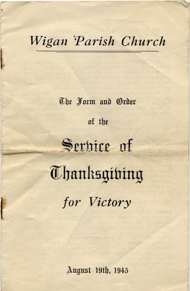 Thanksgiving Service 1945 