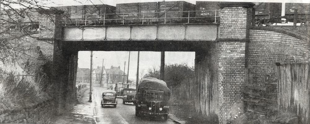Ben Johnson Bridge, Warrington Road.  1950's