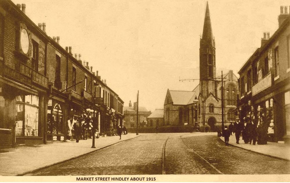 Market St. Hindley 1915