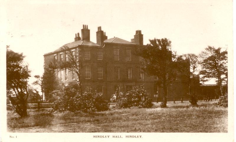 Hindley Hall. c1910.