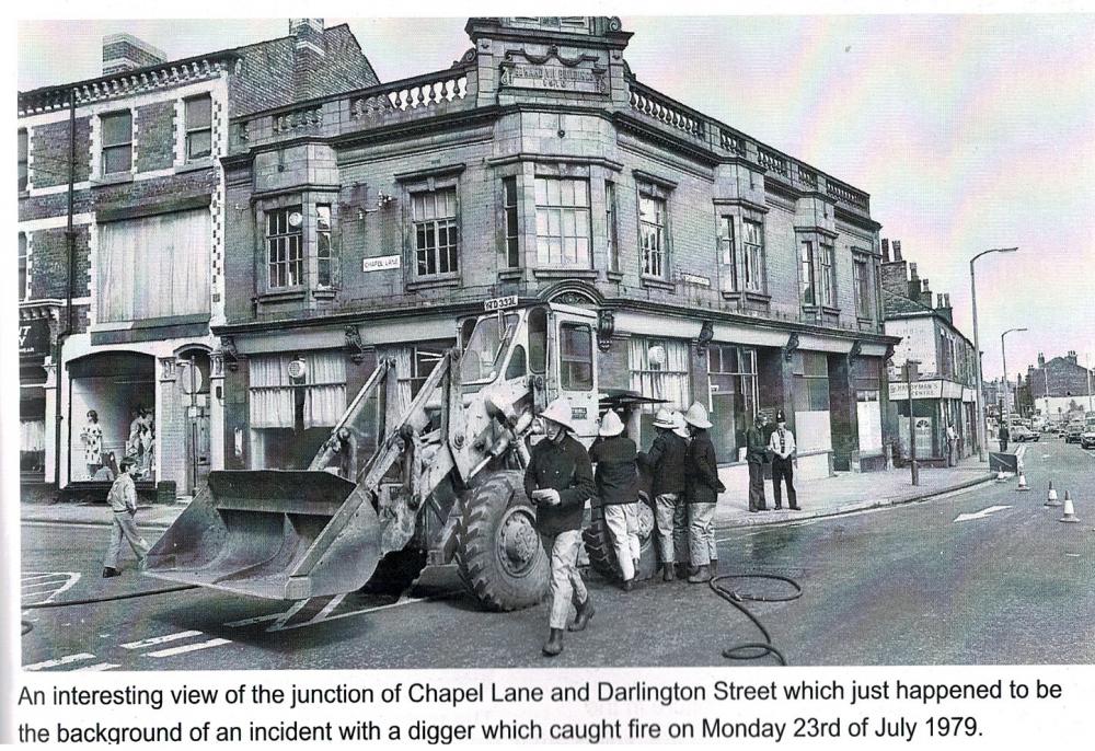 Darlington St cross roads 1979