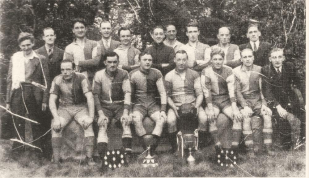 Harbens Football Team In The 1947/48 Season(Golborne)