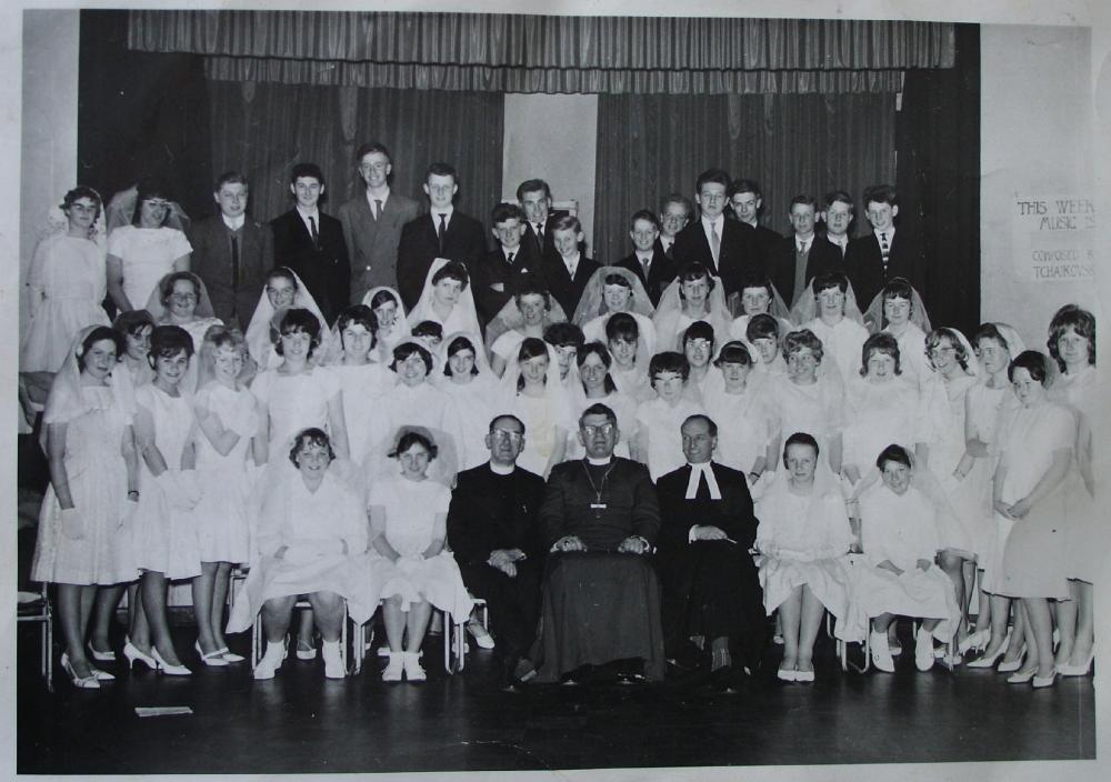 St Thomas's Parish Church confirmation class 1963