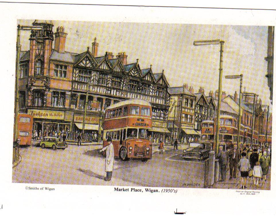 Market Place, Wigan, c1950s