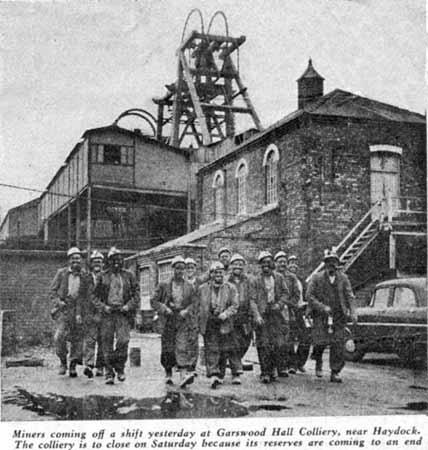 Garswood Hall Colliery 14th August 1958