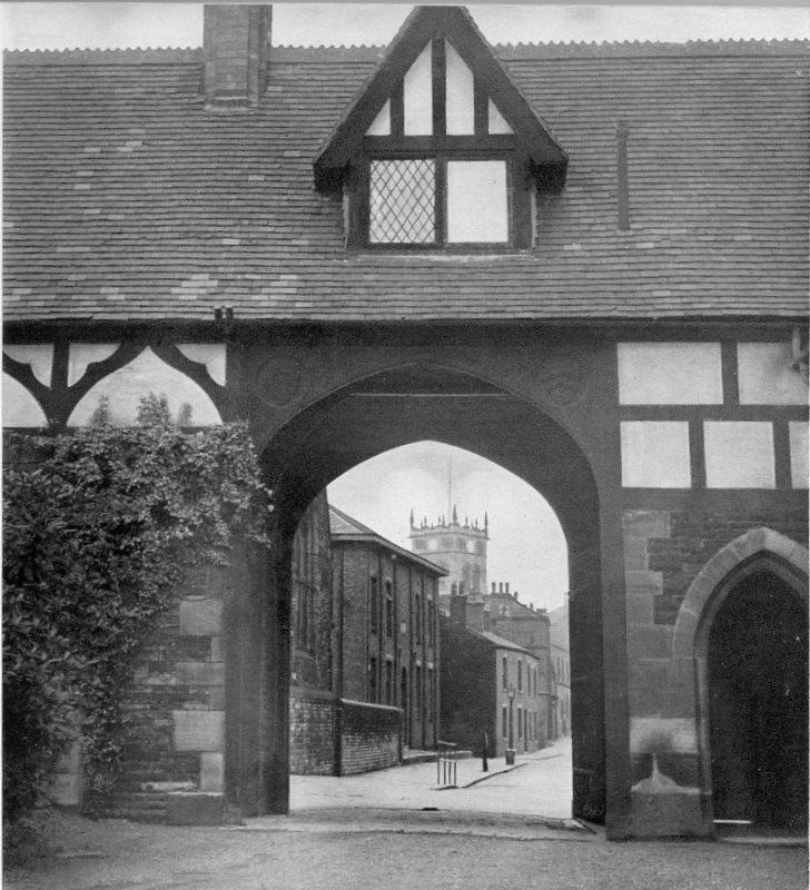 Looking up Hallgate from the Rectory 1948