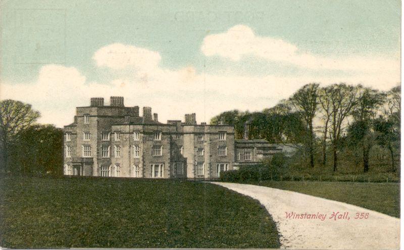 Winstanley Hall. 1906.