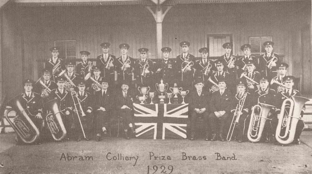 Abram Colliery Brass Band 1929