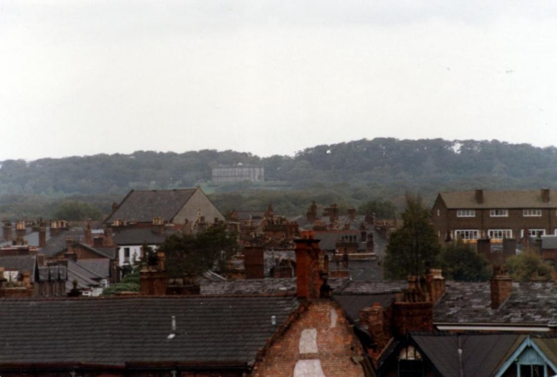 Haigh Hall taken from roof of old Market Hall.