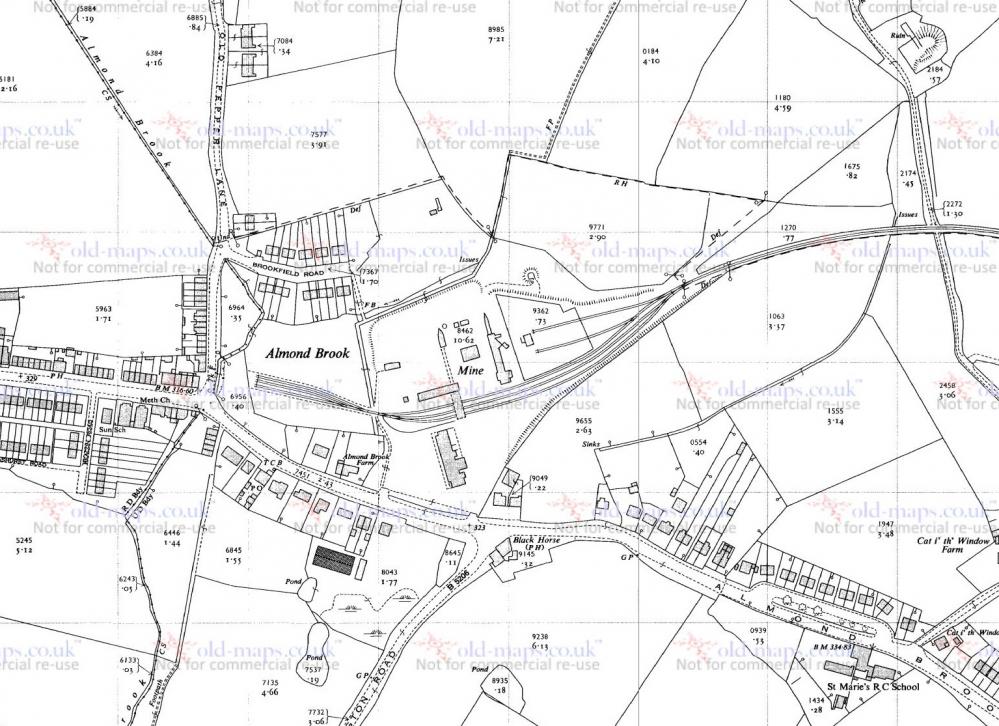 Robin Hill Colliery Map