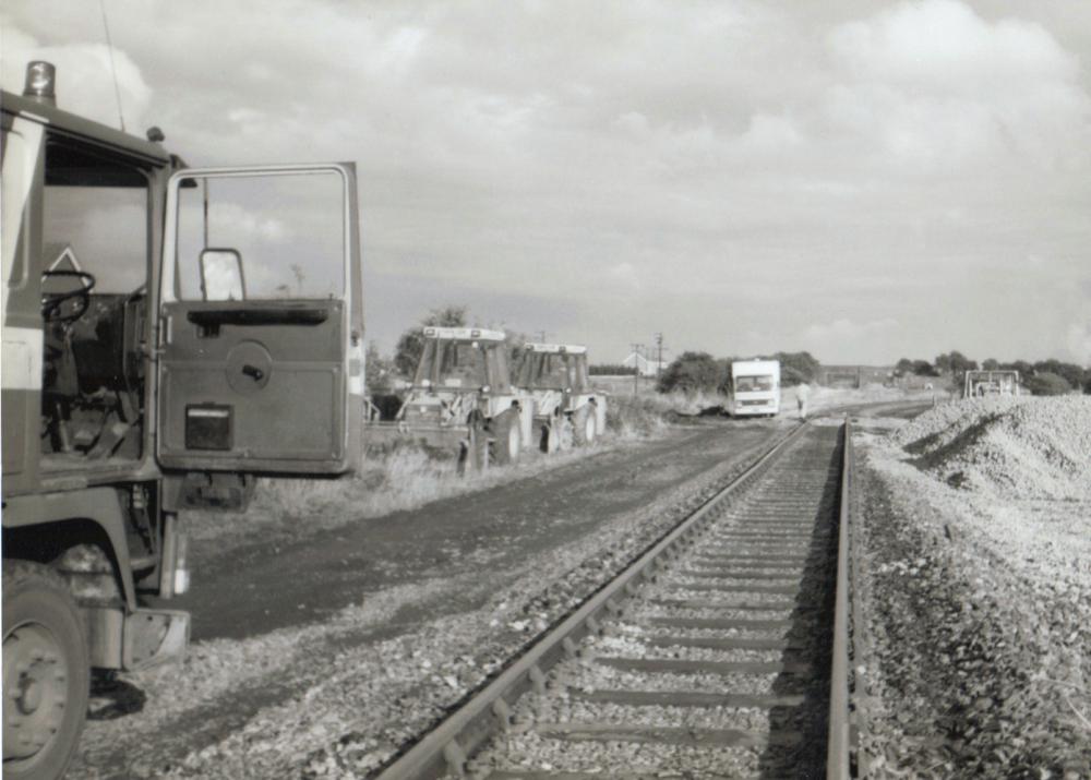 Bickershaw Junction before relaying Circa 1988