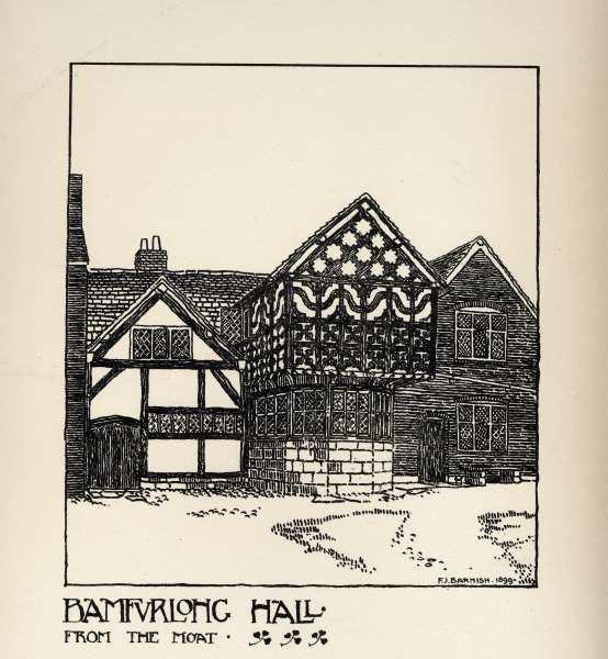 Old print of Bamfurlong Hall