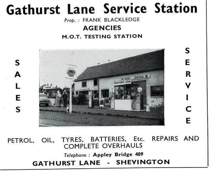 Gathurst Service Station 1964