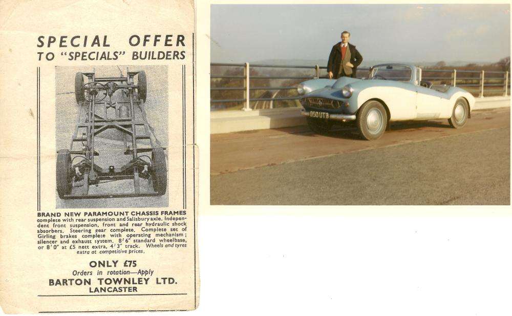 From the advert to the completed Paramount car. 21-04-1963