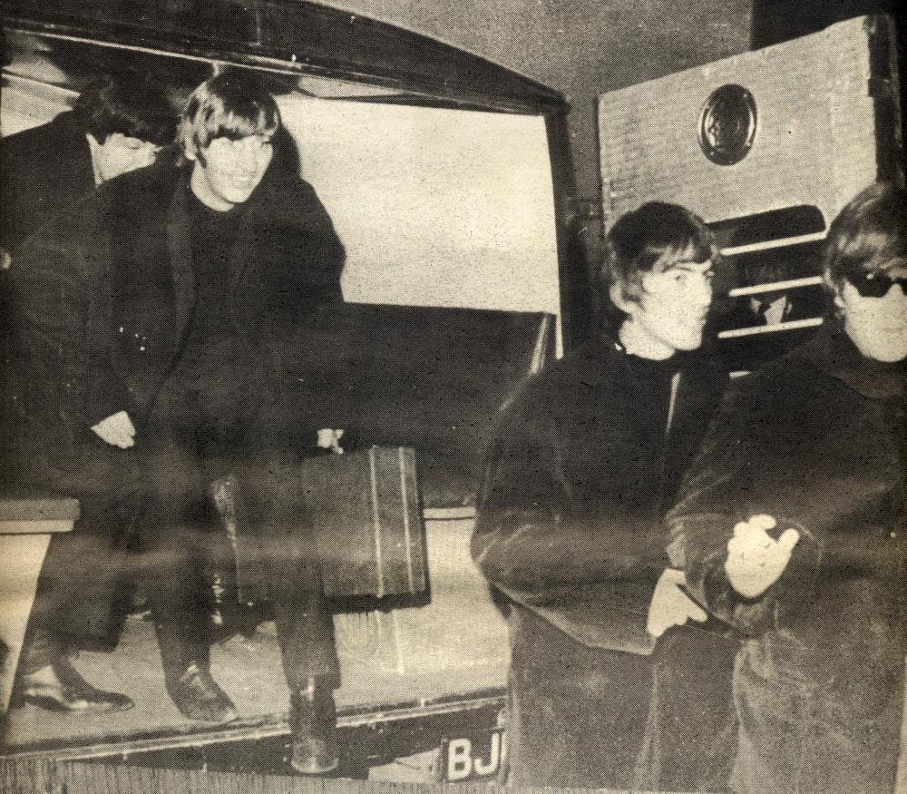 Beatles Arrive at the Ritz