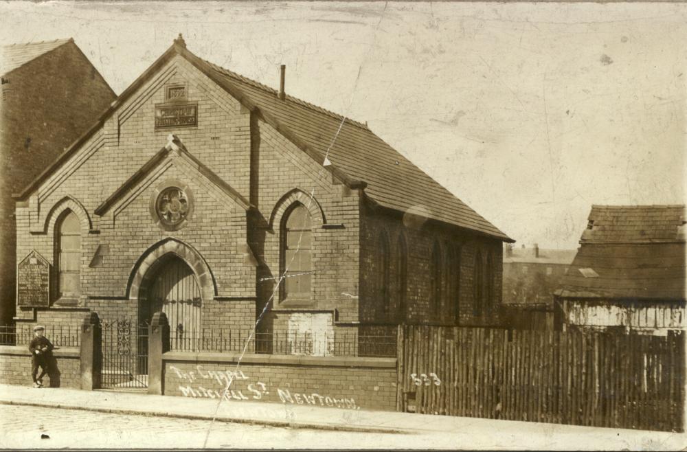 The chapel soon after construction in 1892