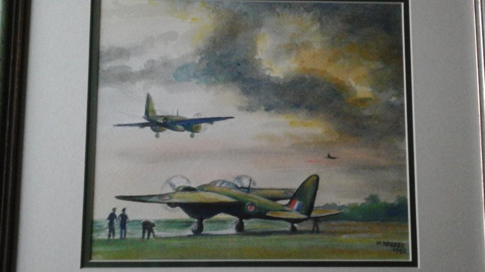 Water colour painting by Harry Walder