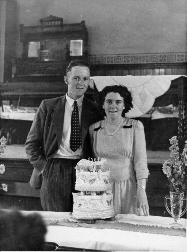 Annie Houghton's 21st birthday, July 1948.