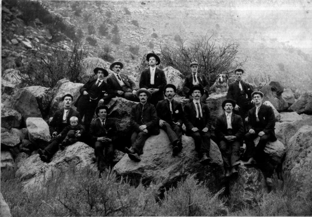 Brothers in Law and the Posse, c1911.