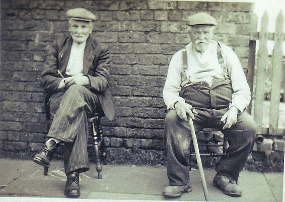 Grandfather John Davies and friend.