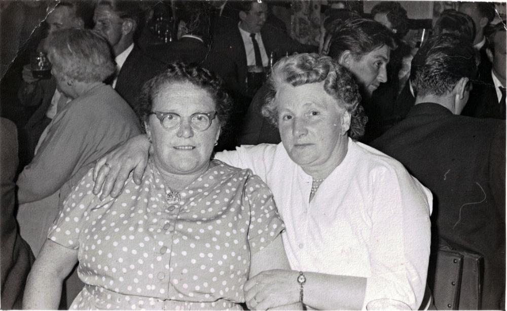 Annie Southern with Edna Hodkinson