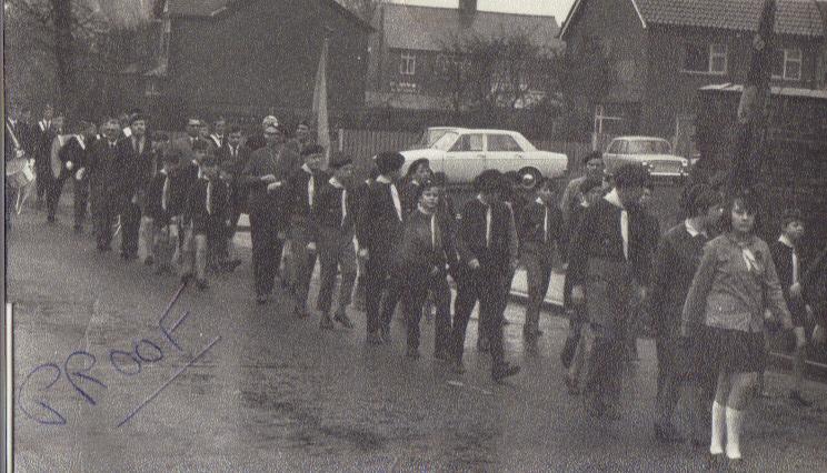 1st Ashton scouts St George's day 1970