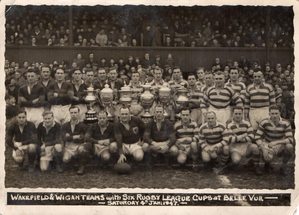 Wigan  V  Wakefield Trinity, 4th Jan., 1947
