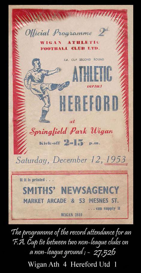 Hereford F.A.Cup programme