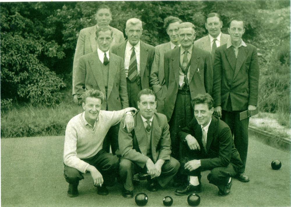 Wigan Parks & Cemetery Bowling Team.