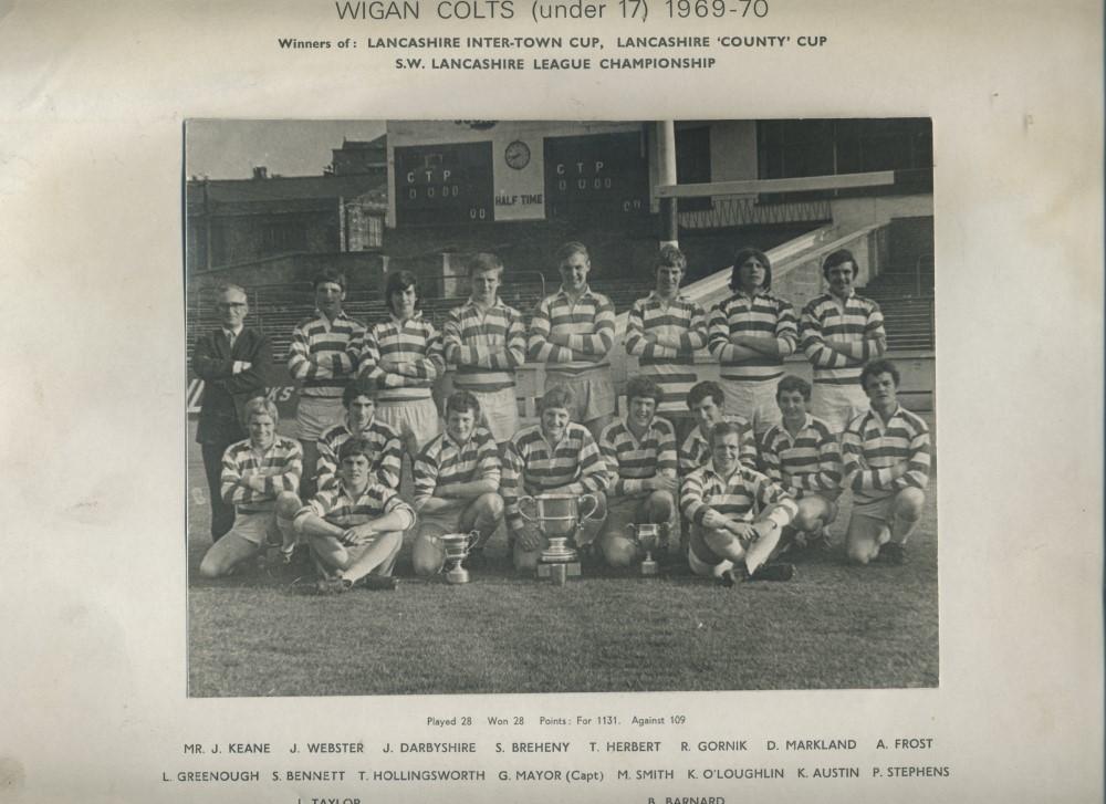 Wigan Colts (under 17) 1969-70