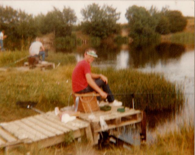 My son John fishing in Arthur Edwards fishing match