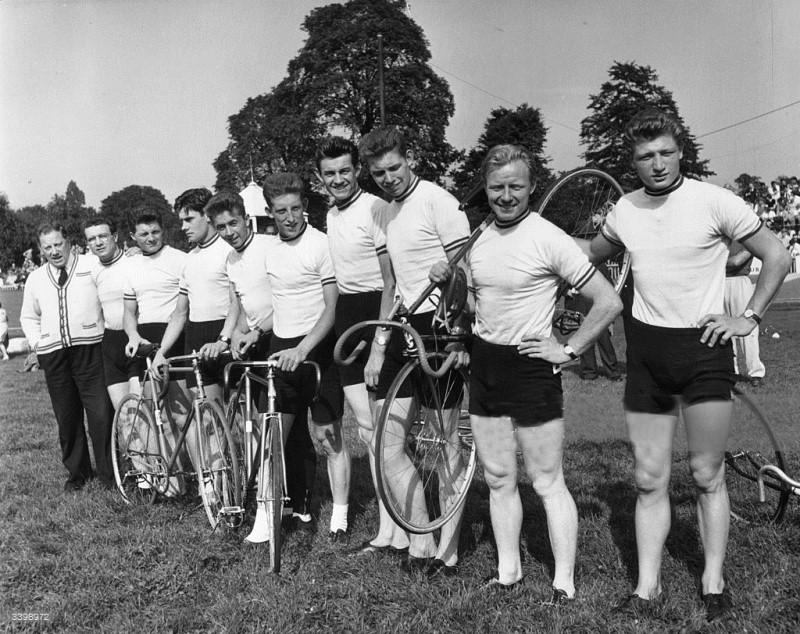British Olympic Cycling Team 1956. Wigan lad. Alan Danson