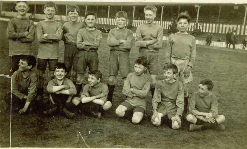 Whelley Schoolboys RFC, c1920.