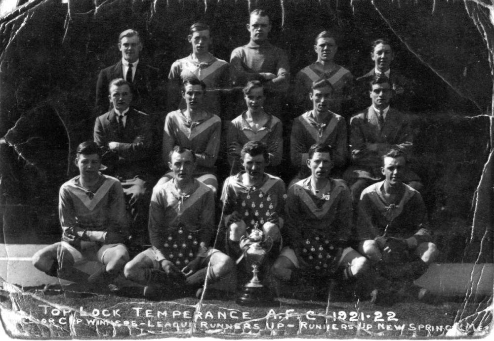 Top Lock Temperance A.F.C 1921/22