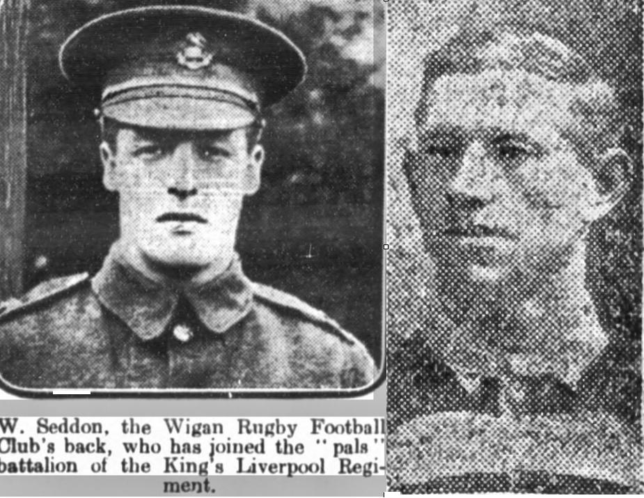 Two ex-Wigan players 1914