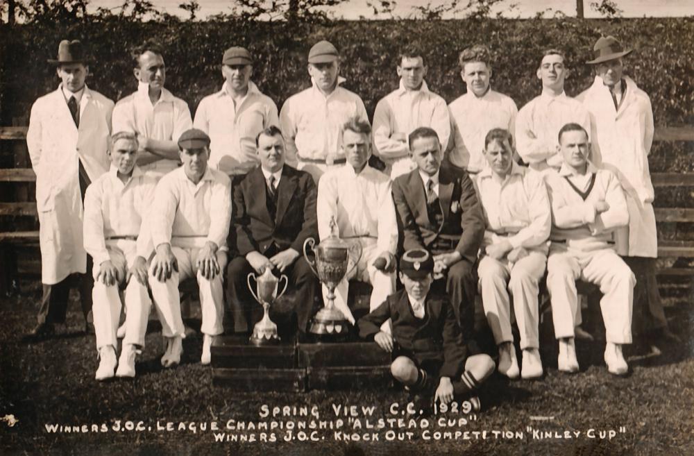 Spring View Cricket Club Team Photo 1929