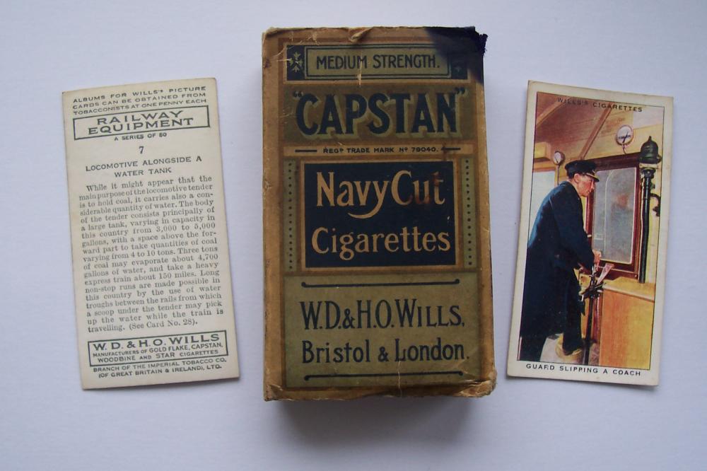 10 Capstan Navy Cut Cigarettes 1950s.