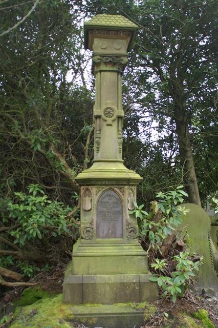 Majestic tombstone - William and Ann Smith