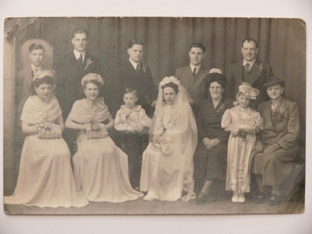 Mary Darbyshire & Horace Webster wedding 1950