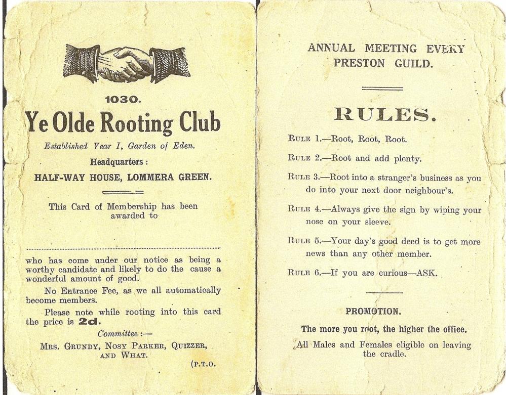 Ye Olde Rooting Club  