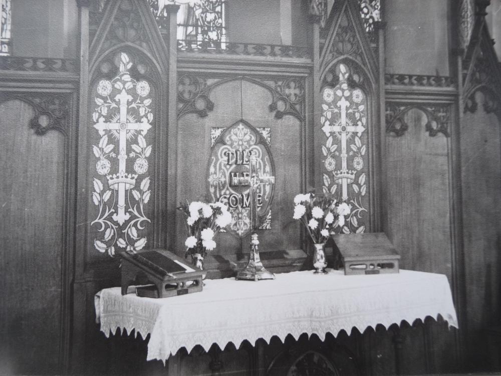 Communion Table, St Thomas' Church late 1950s