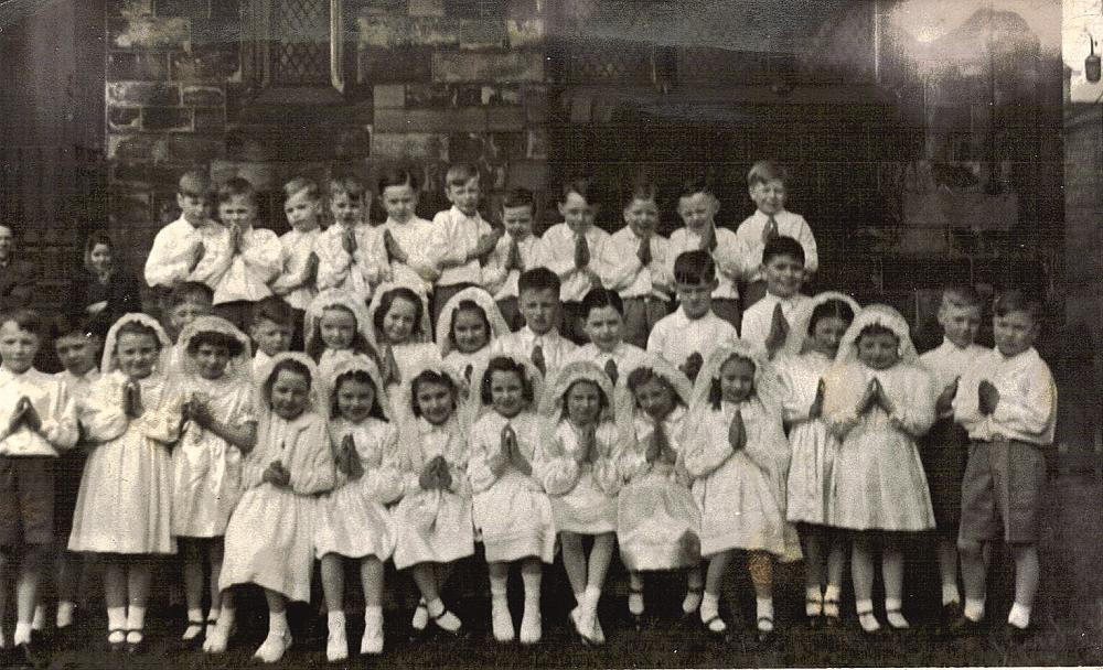 St Mary's First Communicants, 1952