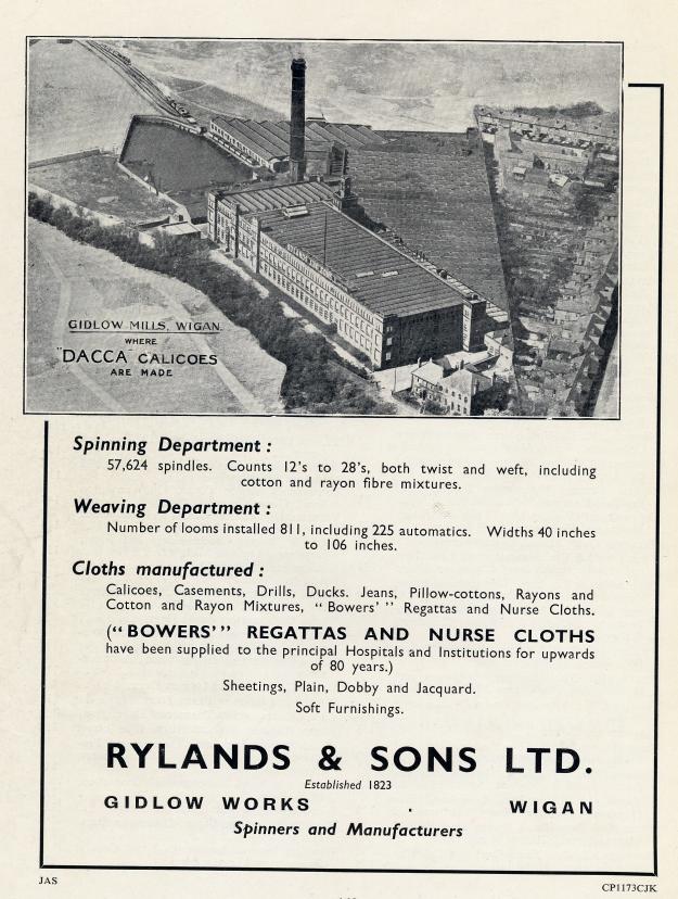 Rylands Mill  advert