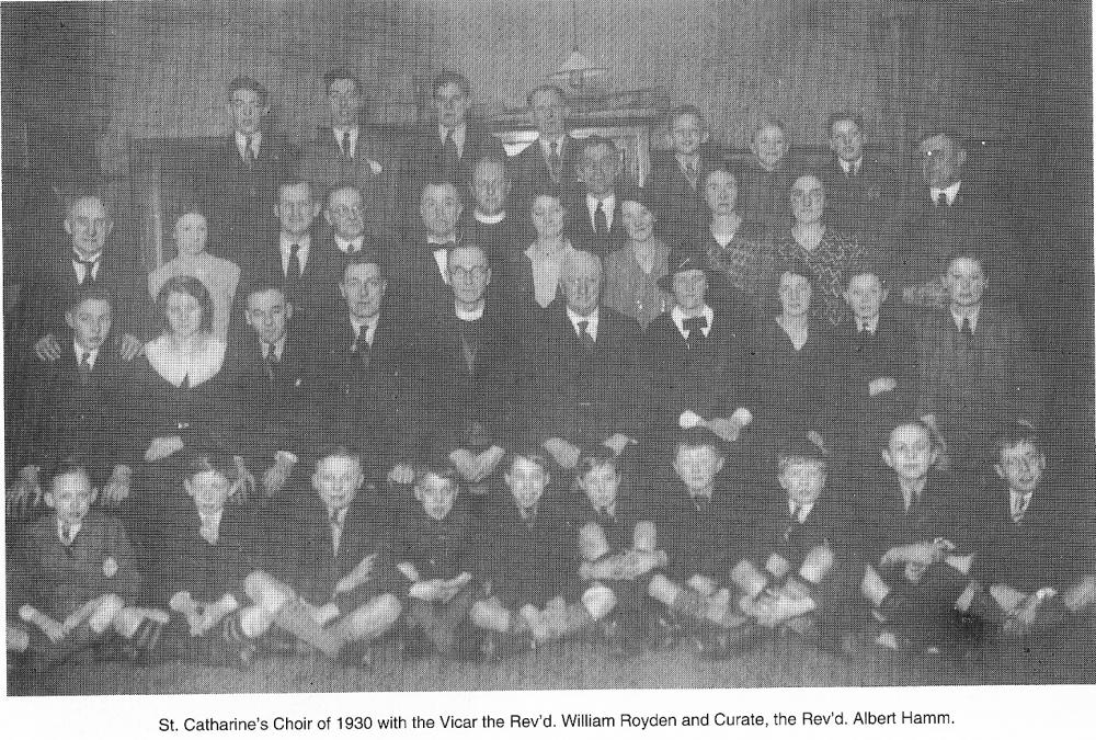 St Catharine's Church Choir 1930