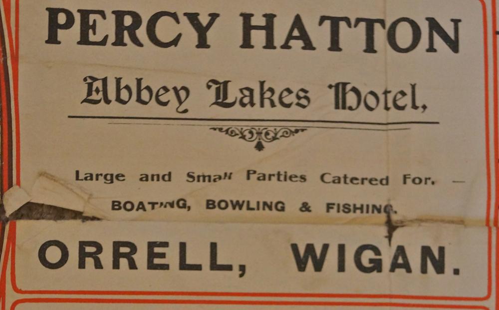 Advert, 1914 - Abbey Lakes Hotel