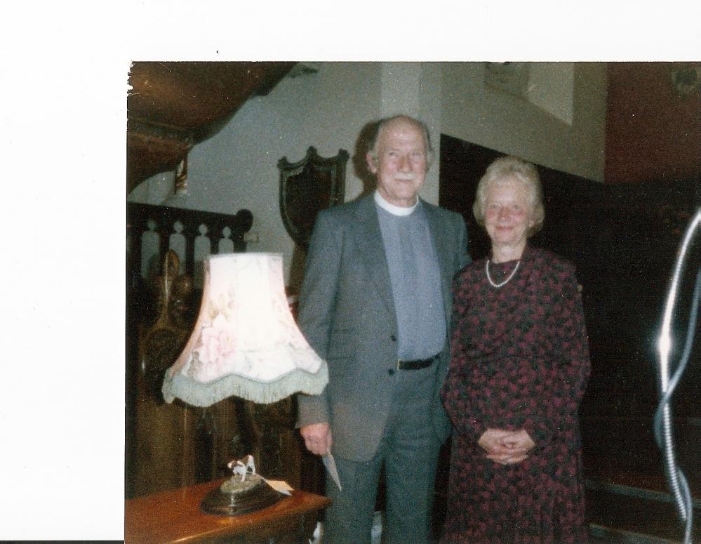 Rev Norman Bond and wife Jean - St Catharine's Church Scholes