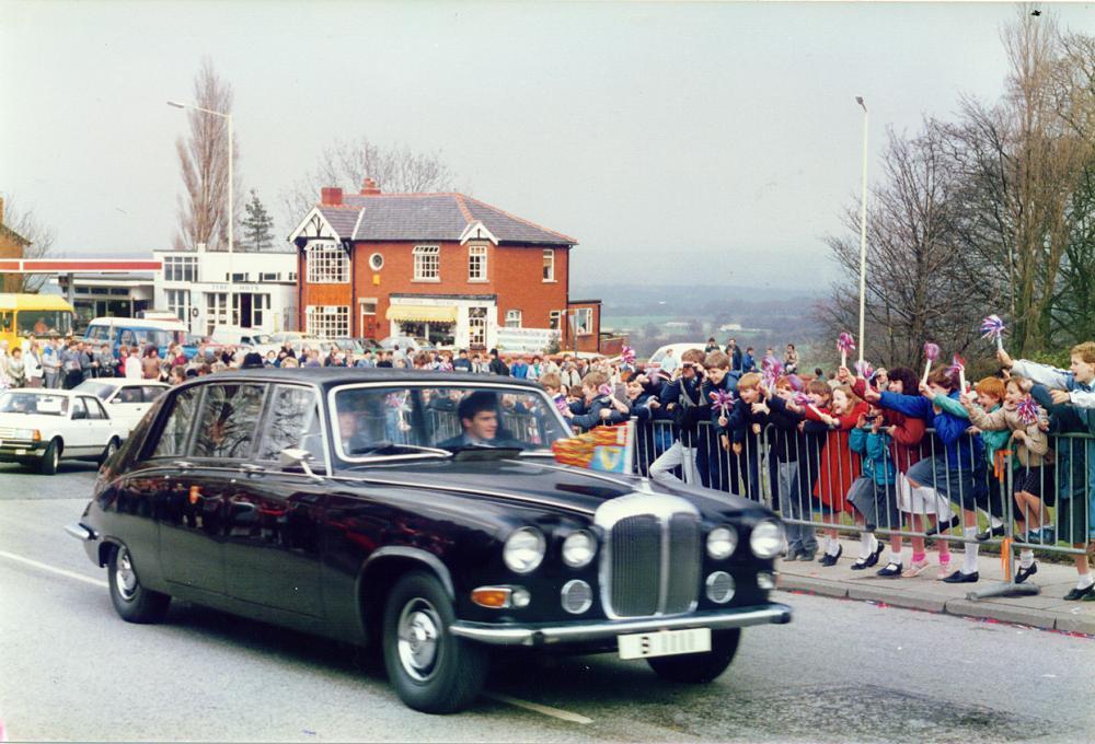Princess Diana visit, c1982