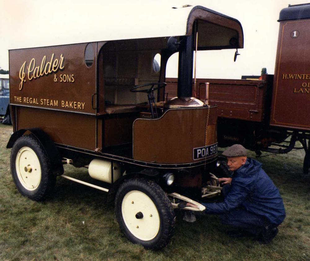Old steam vehicle